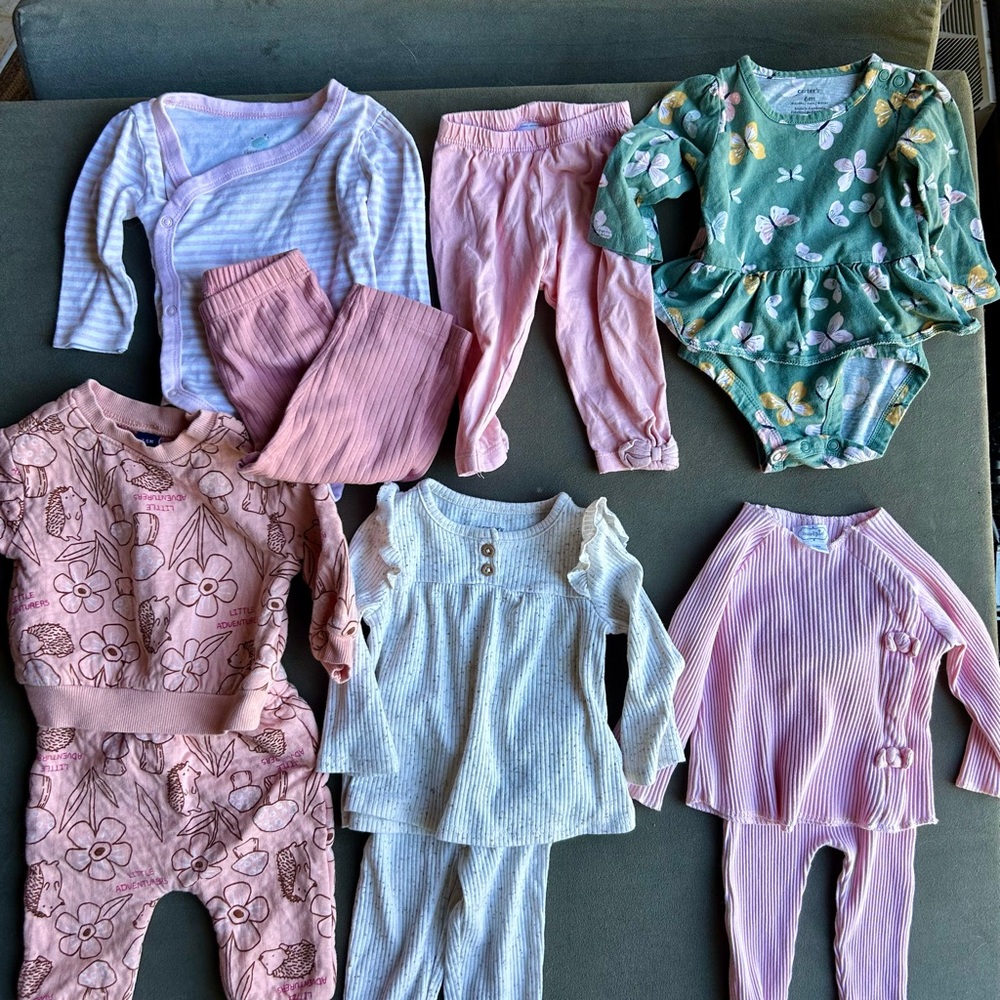 3-6 months baby girls bundle